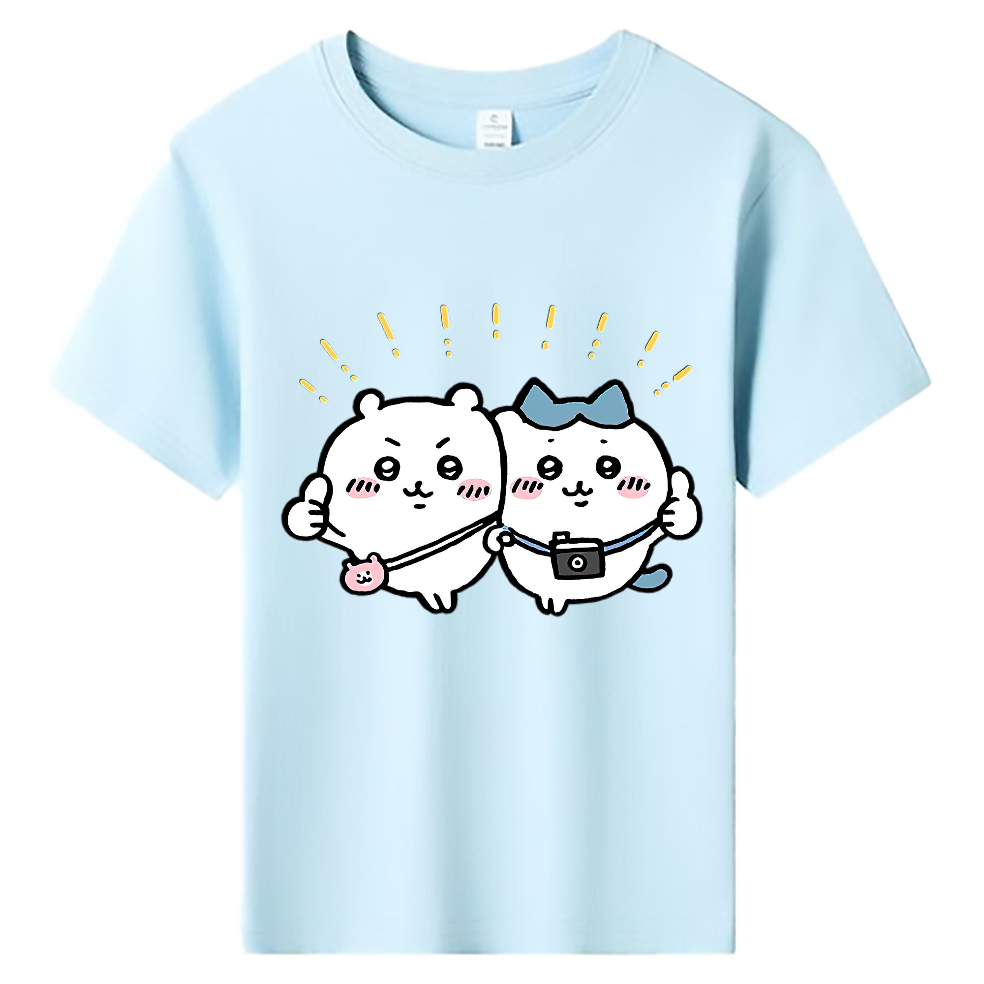 （画像用） ちいかわ ちいかわ Chii-kawa chiikawa 綿100％キッズTシャツ（フロントプリント）